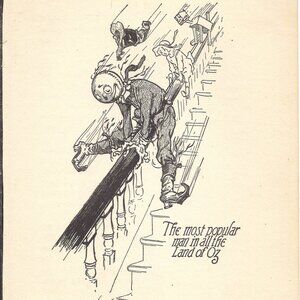 John R, Neill - 1915 The Scarecrow of OZ - Full Page Print #11